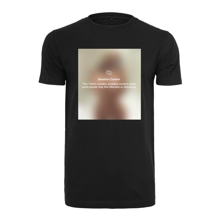 mister tee Mister Tee Shirt Sensitive Content gemengde kleuren / zwart -