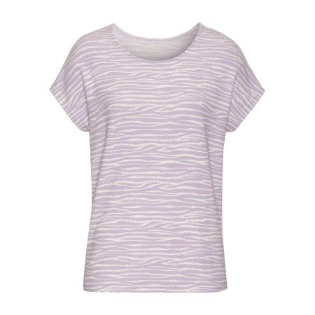 Lascana LASCANA Shirt lavendel / wit