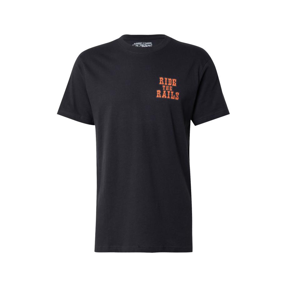 Element ELEMENT Shirt TIMBER GUARD lichtblauw / antraciet / oranjerood / wit -