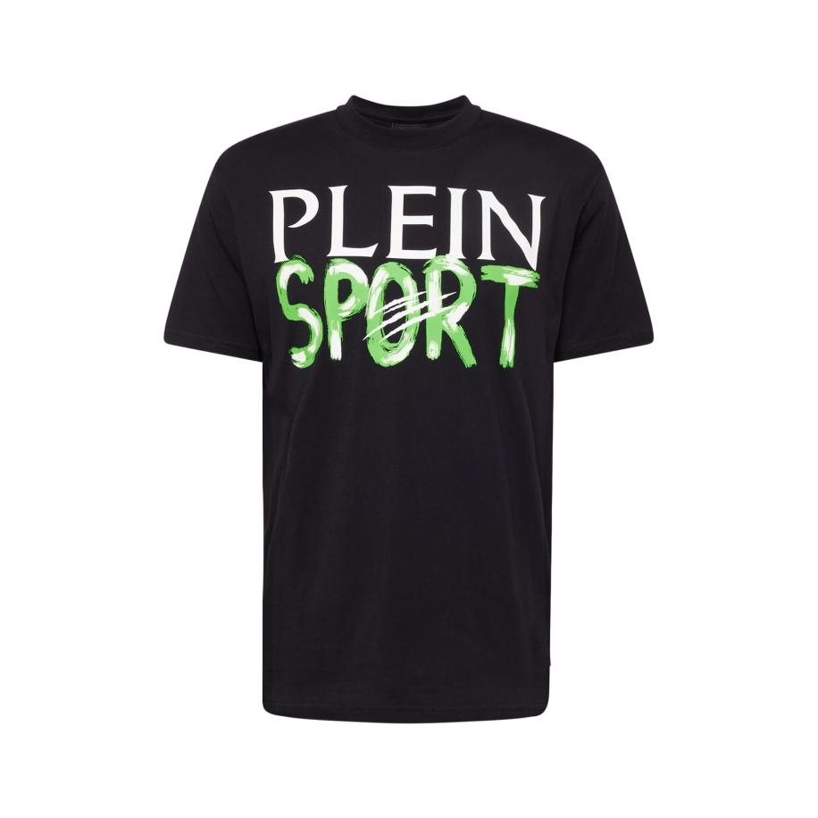 Plein Sport Plein Sport Shirt kaki / neongroen / zwart / wit -