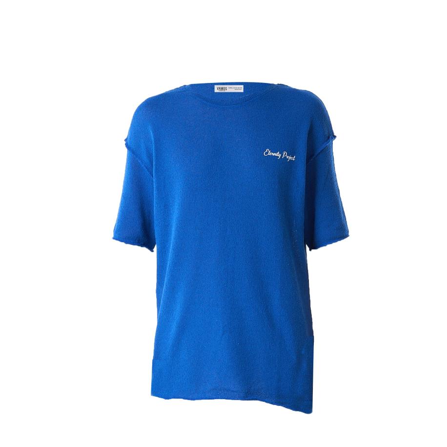 VAMOS CLO Shirt blauw / wit Blauw