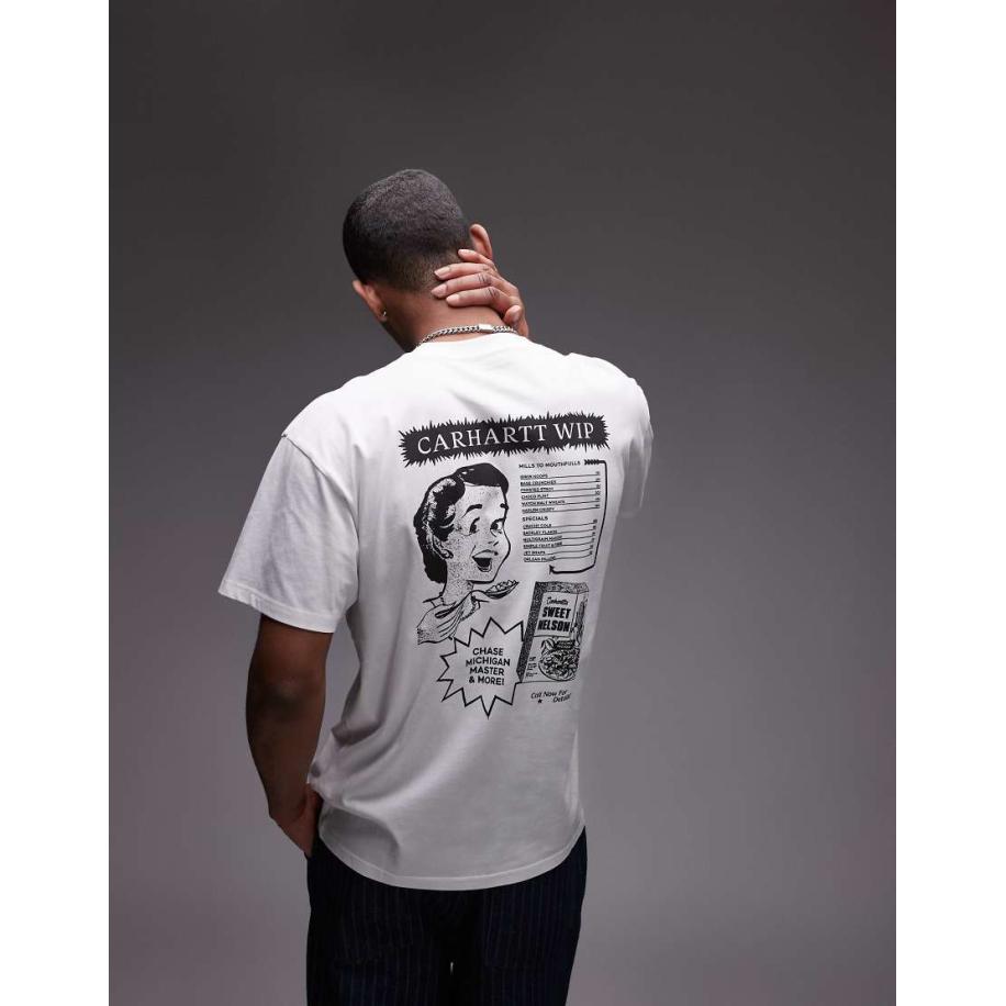 Carhartt WIP - Catalogue - T-shirt met grafische print in wit Wit