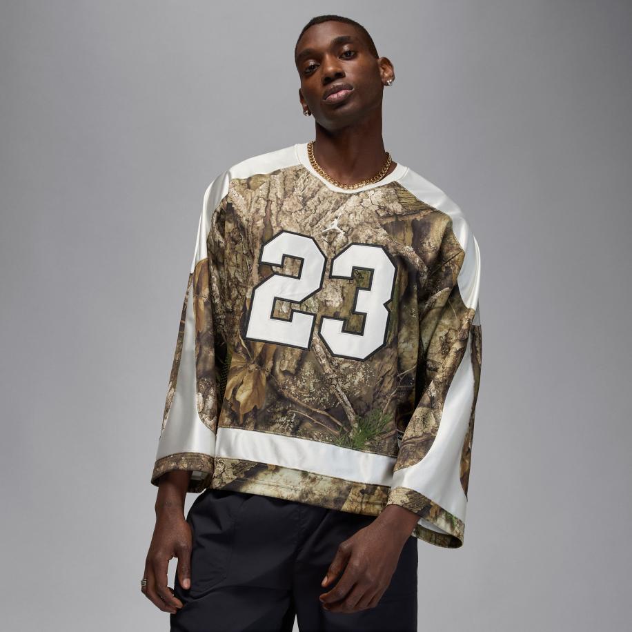 Jordan Brooklyn Realtree hockey-jersey voor heren - Groen Groen