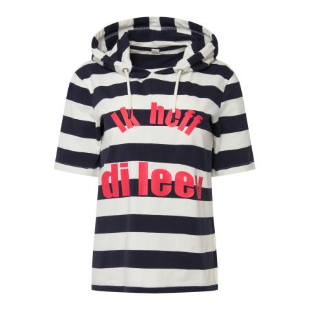 LAURASØN LAURASØN Shirt marine / bloedrood / wit