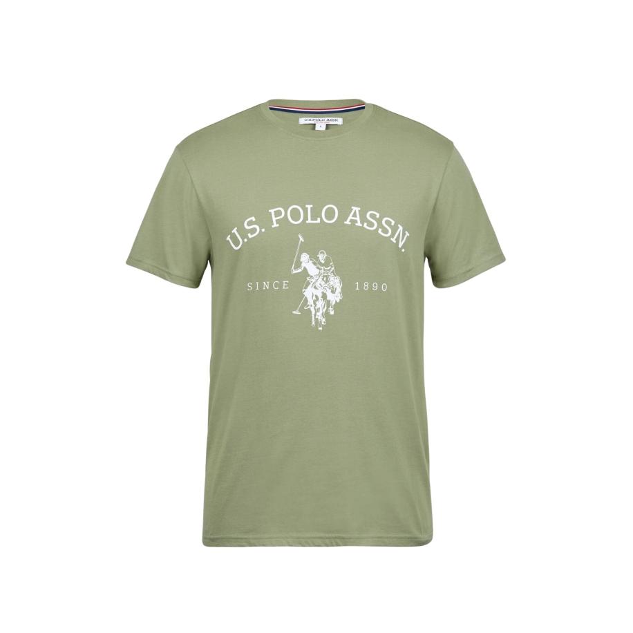 U.S. Polo Assn. U.S. POLO ASSN. Shirt Archibald kaki / wit -