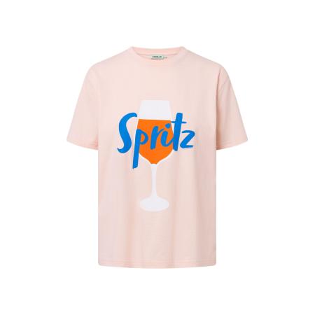 CODELLO Shirt blauw / oudroze / rood / wit