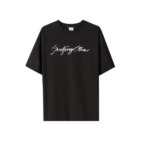 Bershka Bershka Shirt oranje / zwart / wit