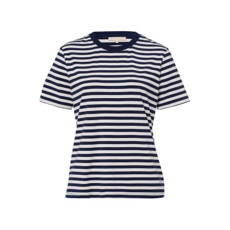 Les Lunes Les Lunes Shirt Millie donkerblauw / wit