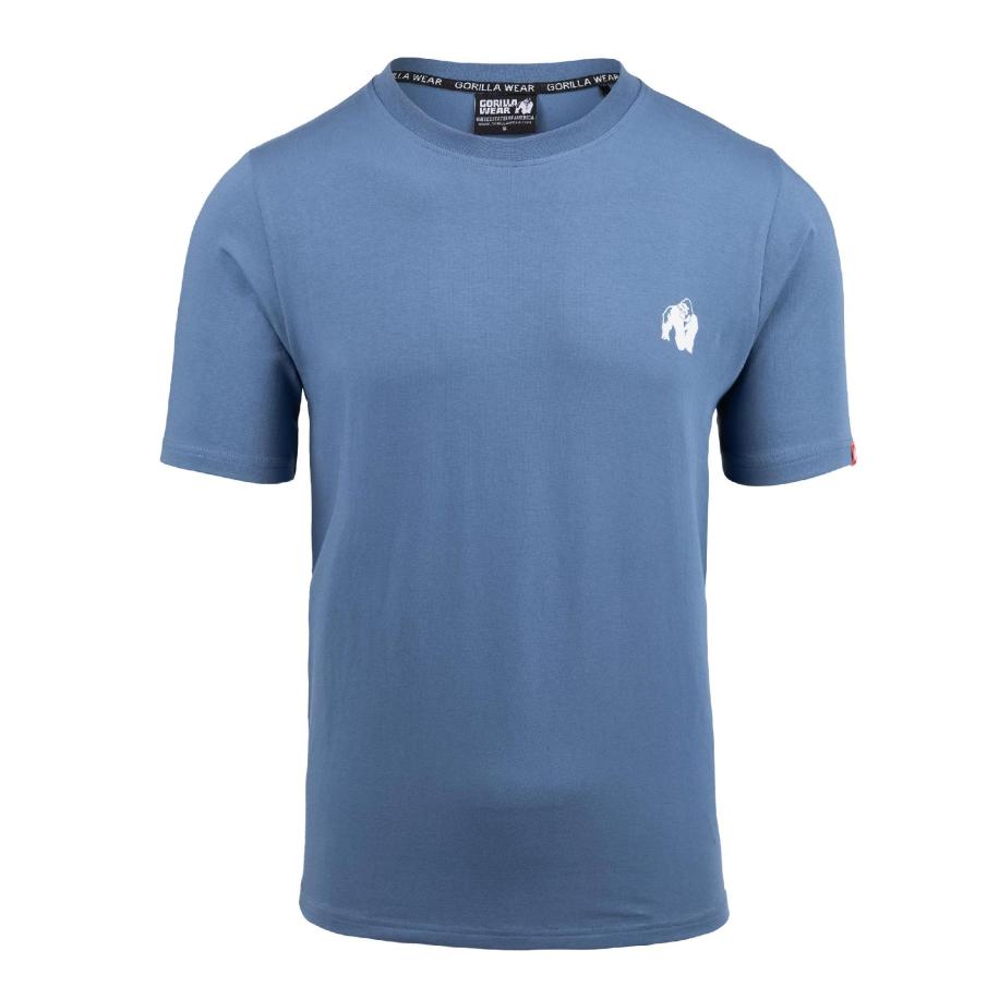 Gorilla Wear Gorilla Wear Shirt Warren blauw / rood / zwart / wit -