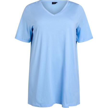 Zizzi Zizzi Shirt Chiara lichtblauw