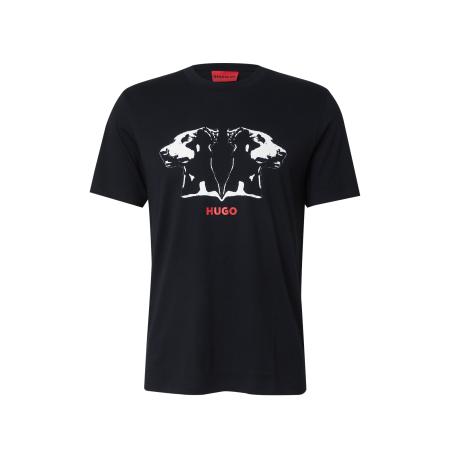 Hugo Boss HUGO Shirt Dobero rood / zwart / wit