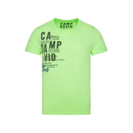 Camp David CAMP DAVID Shirt lichtgroen / zwart