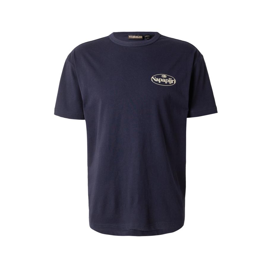 Napapijri NAPAPIJRI Shirt S-BRADGATE donkerbeige / marine / lichtblauw / wit -