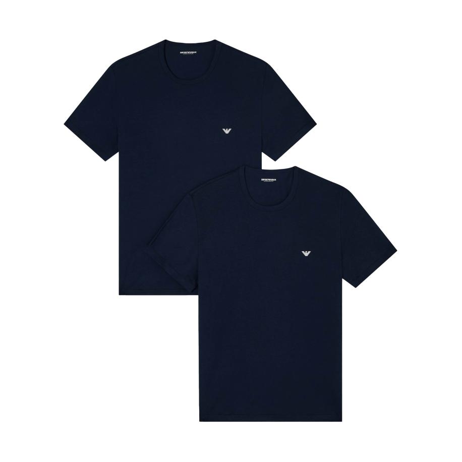 Emporio Armani T-Shirts 2-Pack Blauw