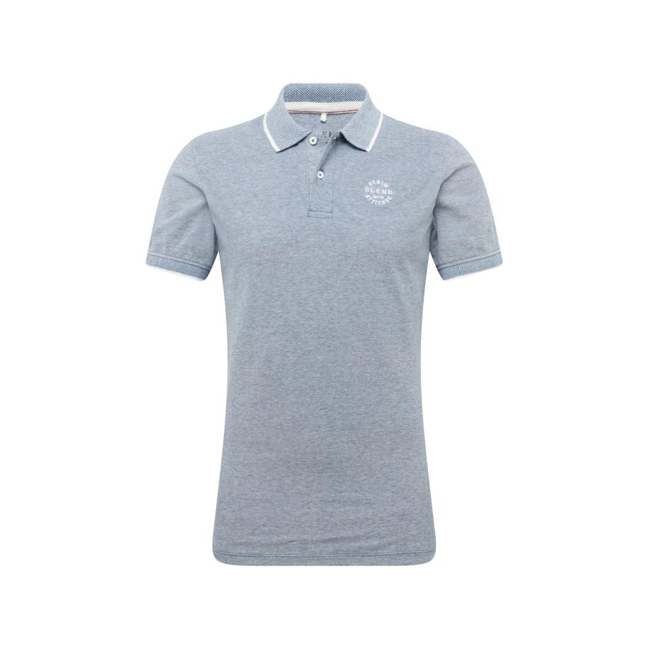 Blend BLEND Shirt Nate duifblauw / wit -