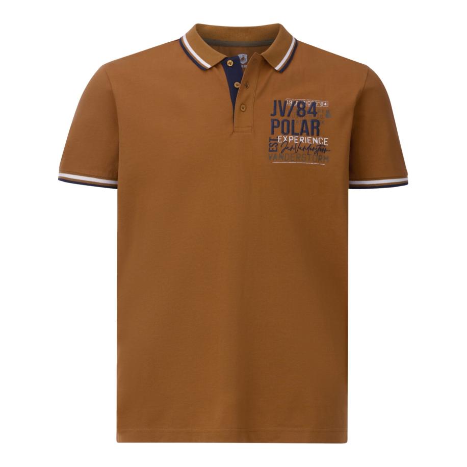 jan vanderstorm Jan Vanderstorm Shirt Fretu bruin / zwart / wit -