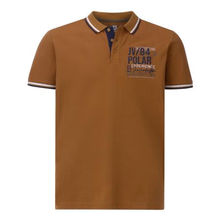 jan vanderstorm Jan Vanderstorm Shirt Fretu bruin / zwart / wit