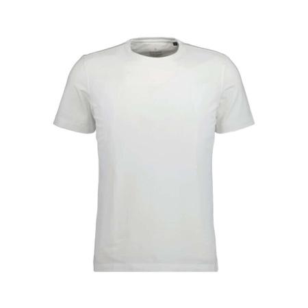 RAGMAN Soft Knit T-Shirt ronde hals wit, Effen
