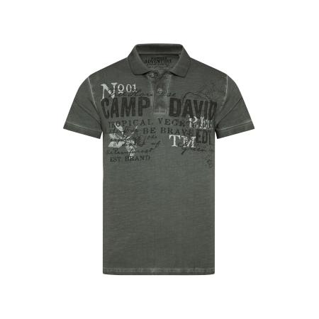 Camp David CAMP DAVID Shirt groen / zwart / wit
