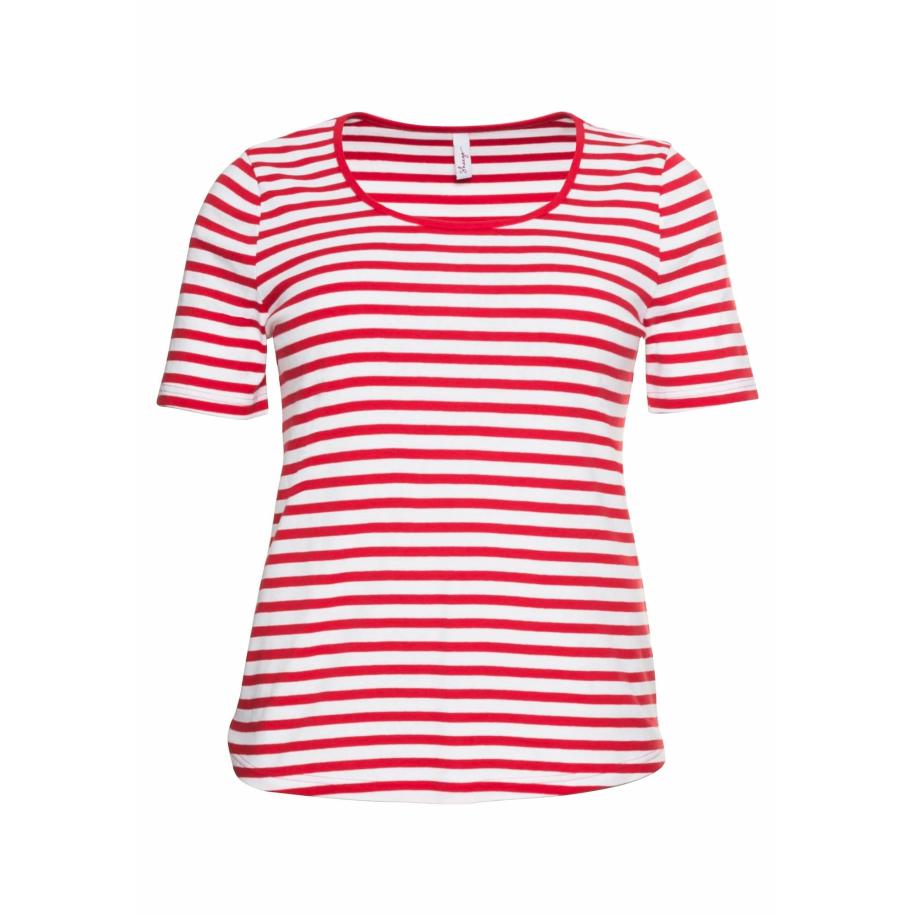 SHEEGO Shirt rood / wit Rood