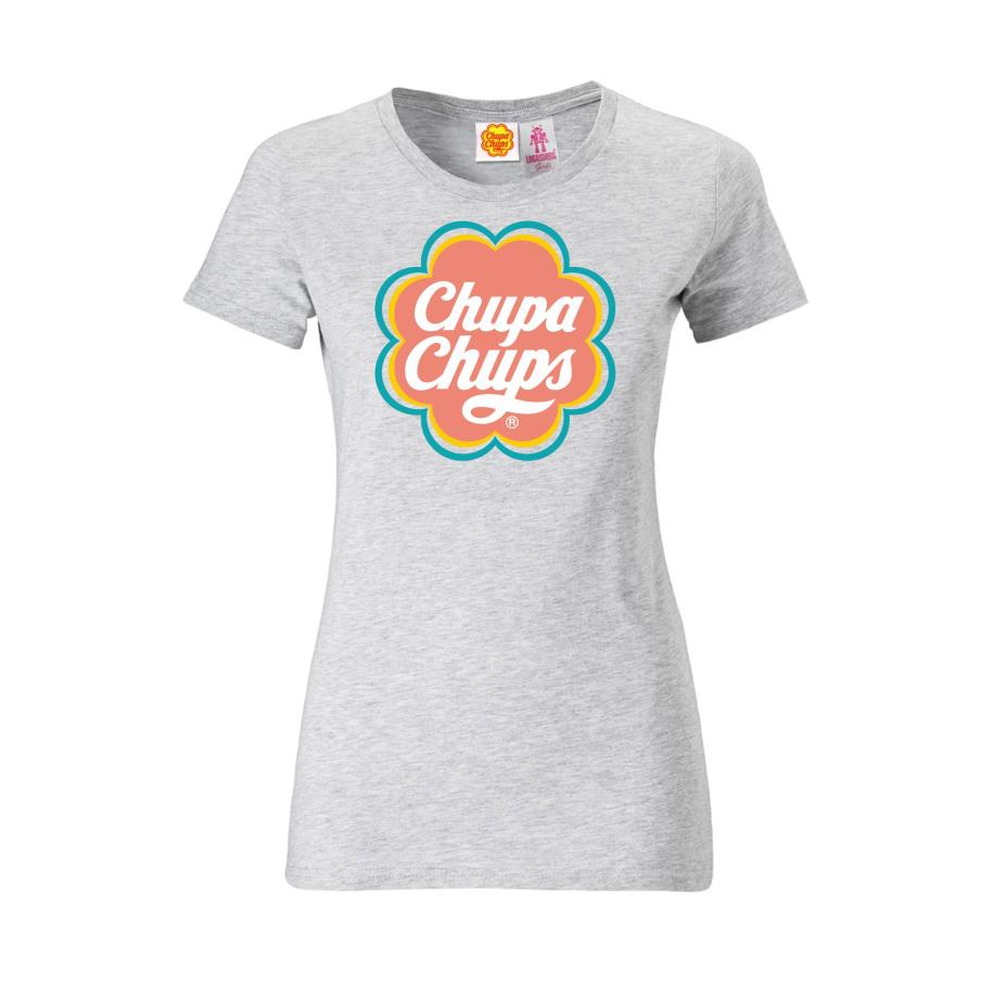 LOGOSHIRT Shirt Chupa Chups grijs / gemengde kleuren / oranje Grijs