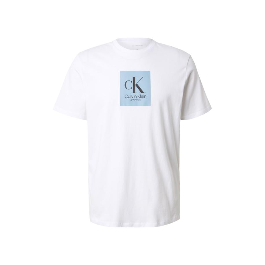 Calvin Klein Calvin Klein Shirt pastelblauw / zwart / wit -