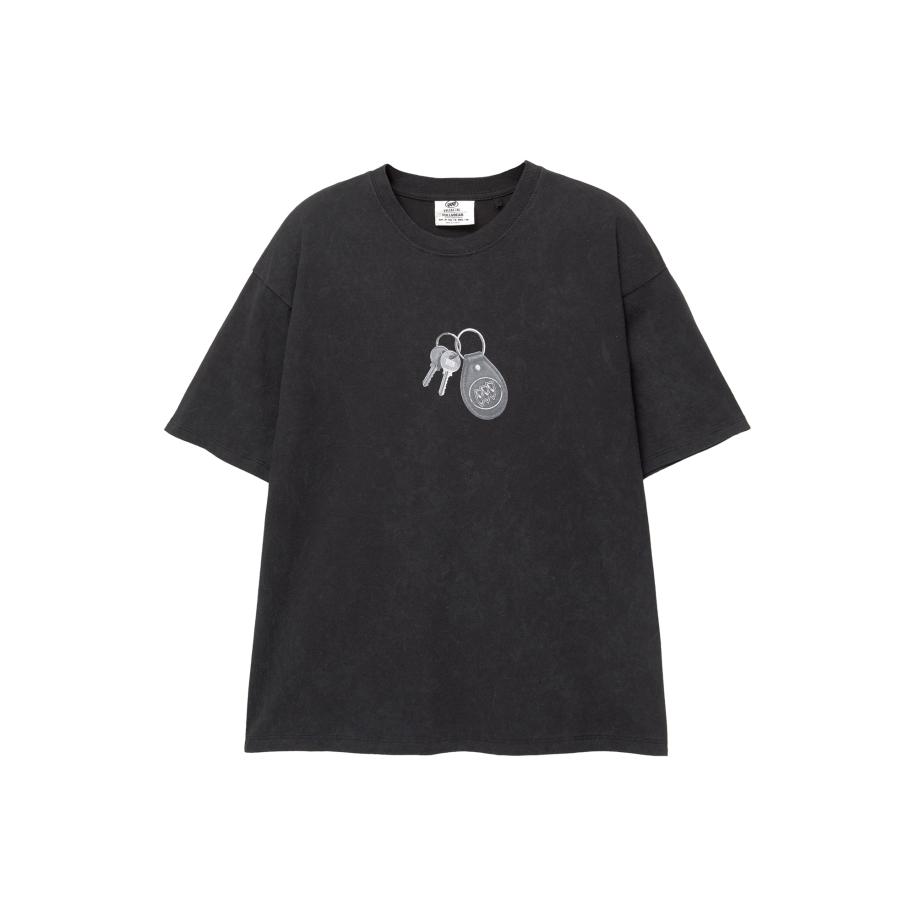 Pull&Bear Pull&Bear Shirt donkergrijs / zwart / wit -