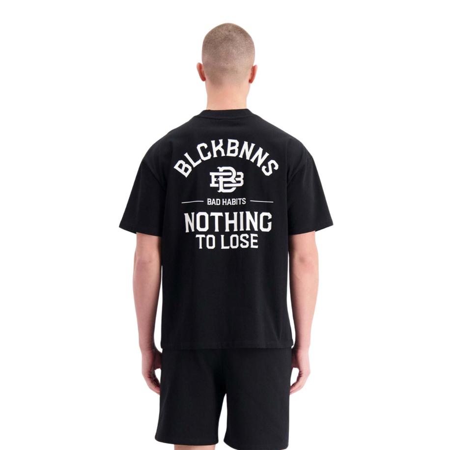 Black Bananas Bad Habits T-Shirt Zwart