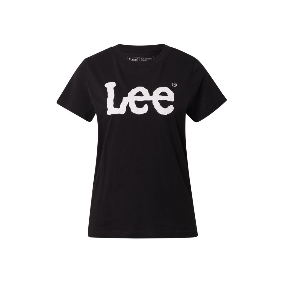 Lee Lee Shirt LOGO TEE zwart / wit -
