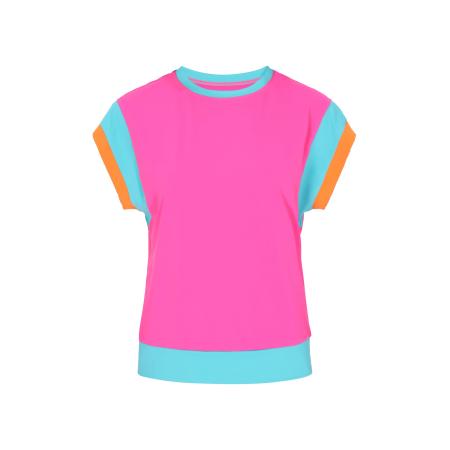 SANIKA SANIKA Shirt lichtblauw / oranje / pink
