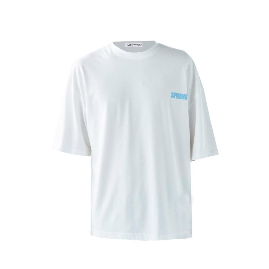 VAMOS CLO Shirt ecru / navy / lichtblauw Bruin