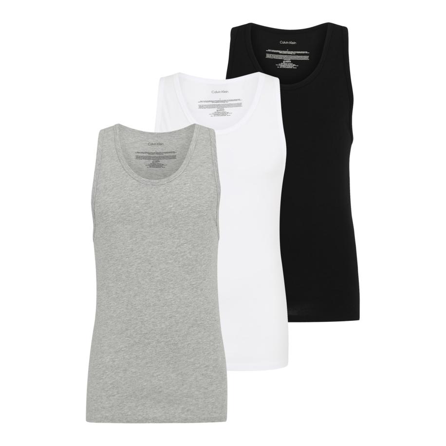 Calvin Klein Calvin Klein Underwear Onderhemd stone grey / zwart / wit -