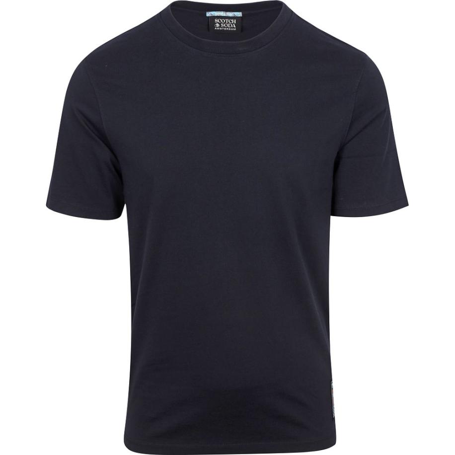 Scotch & Soda T-Shirt Artwork Zwart Zwart