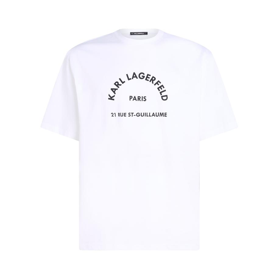Karl Lagerfeld Karl Lagerfeld Shirt Rue St-Guillaume zwart / wit -