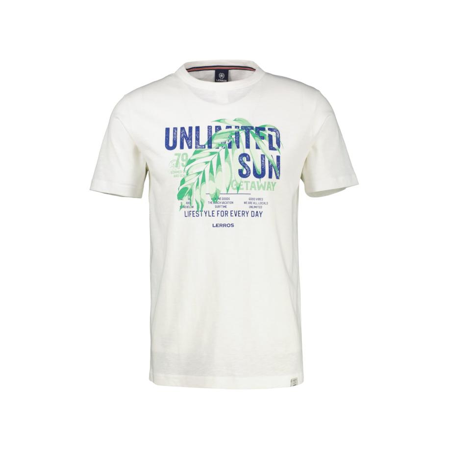 Lerros LERROS Shirt navy / groen / natuurwit -