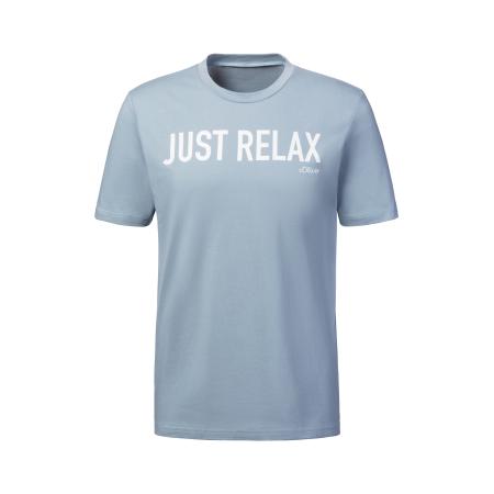 s.Oliver Shirt lichtblauw / wit