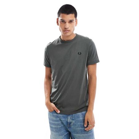 Fred Perry - T-shirt met gekleurd in kakigroen