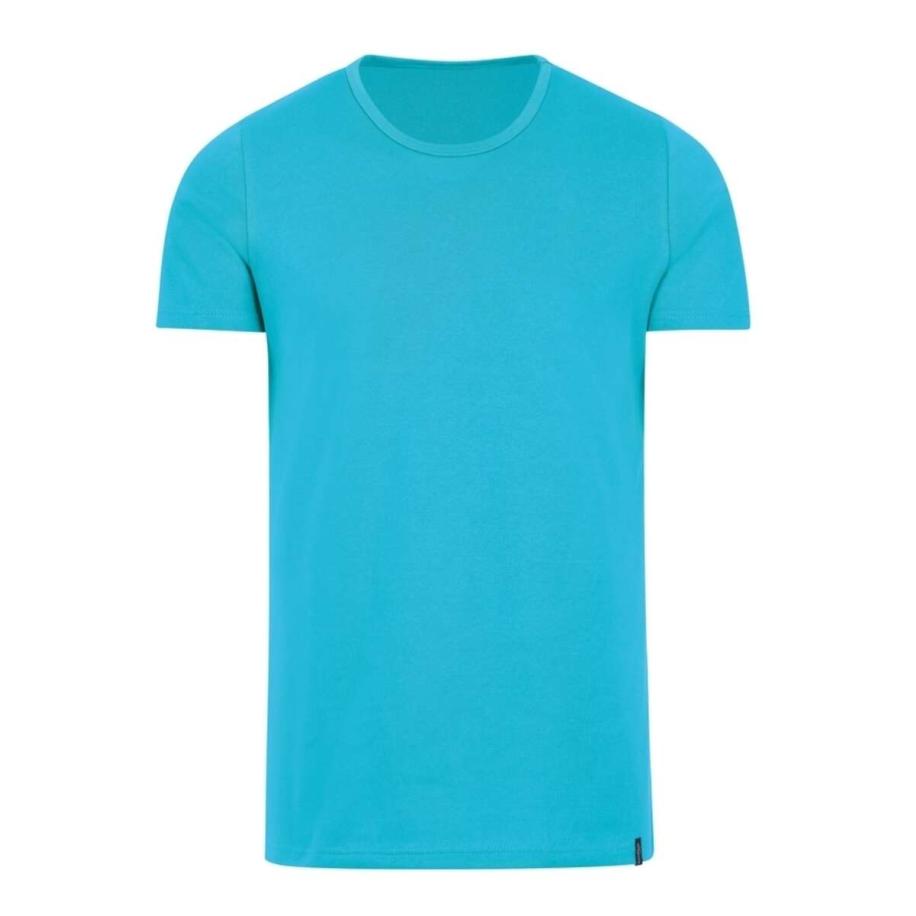 TRIGEMA Ondershirt azuurblauw, Effen Blauw