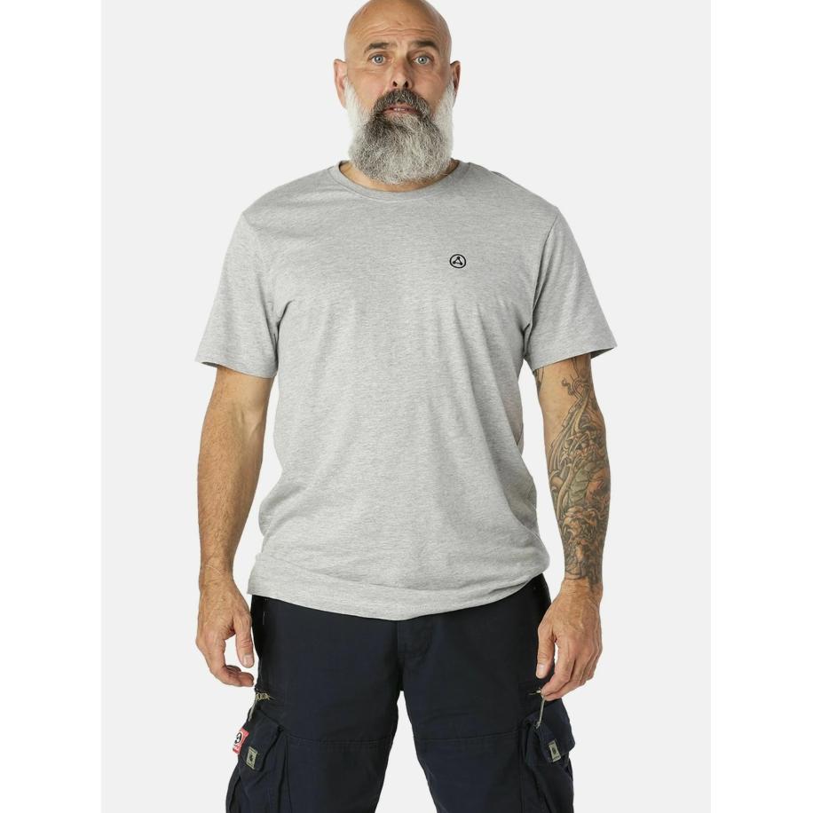 Molecule Shirt Small Logo grijs / zwart Grijs