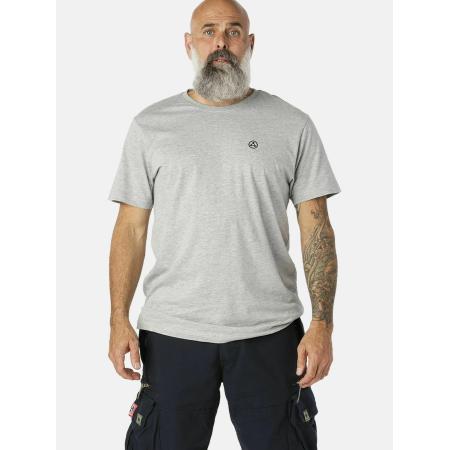 Molecule Shirt Small Logo grijs / zwart