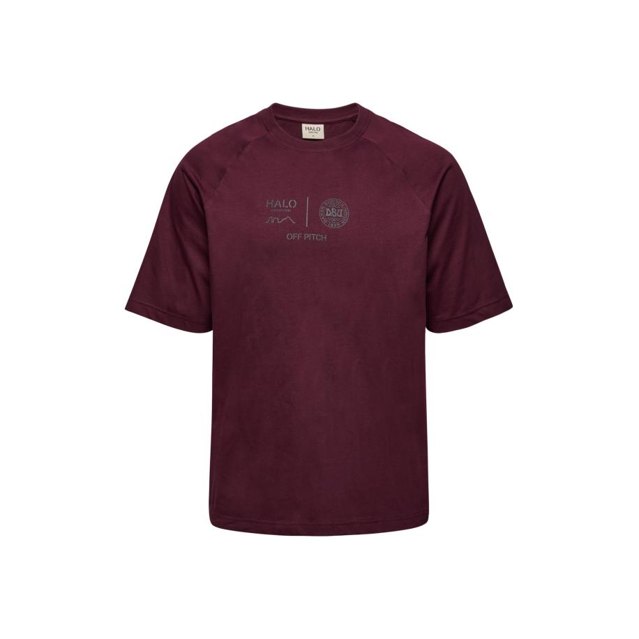 Halo HALO Shirt pastelblauw / antraciet / wijnrood -