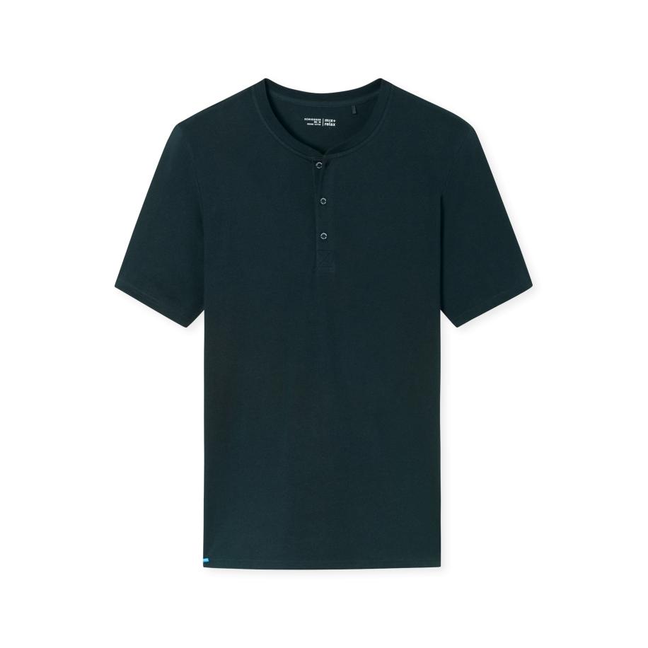 Schiesser SCHIESSER Shirt T-Shirt - Mix + Relax nachtblauw -