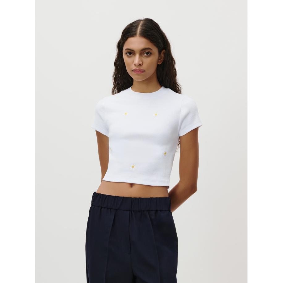 LeGer By Lena Gercke LeGer by Lena Gercke Shirt Hermine citroen / wit -
