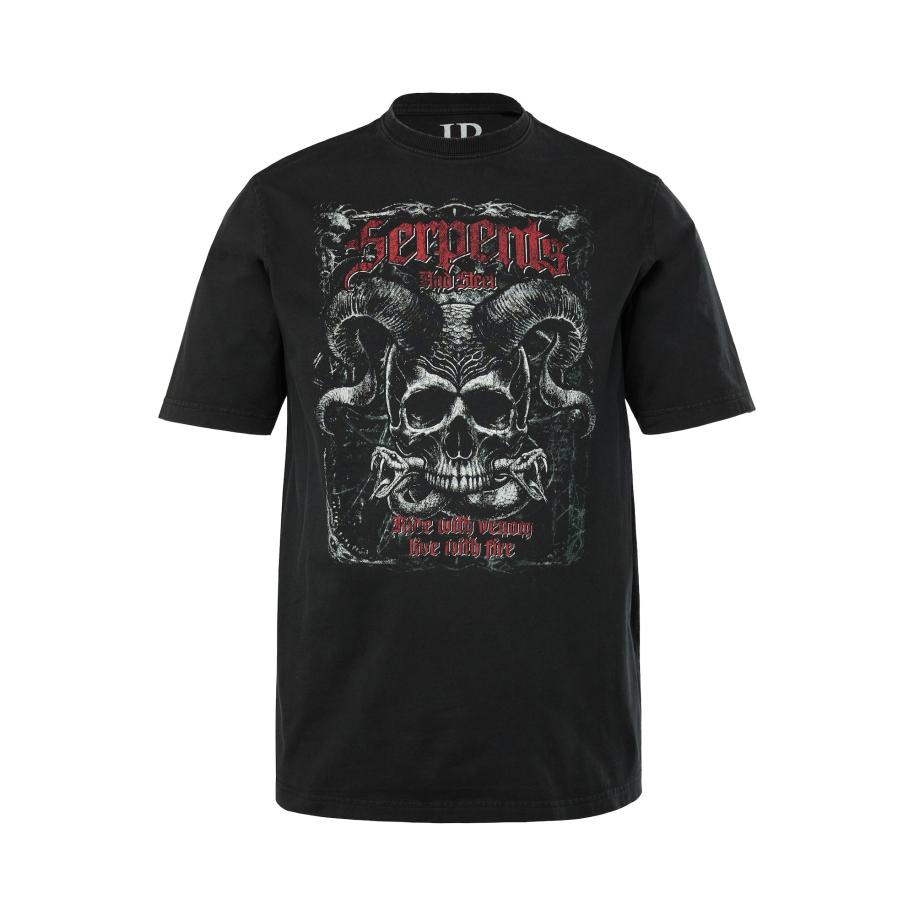 JP1880 JP1880 Shirt grijs / bordeaux / zwart -