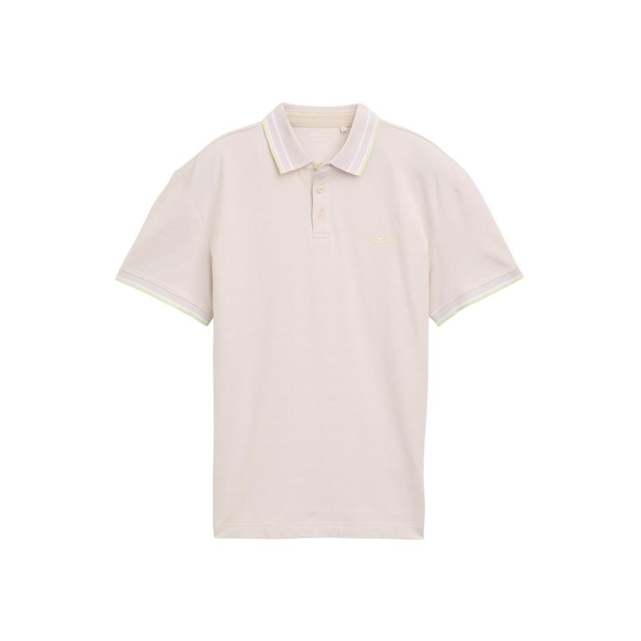 Tom Tailor TOM TAILOR Shirt lichtbeige / pasteelgeel / wit -