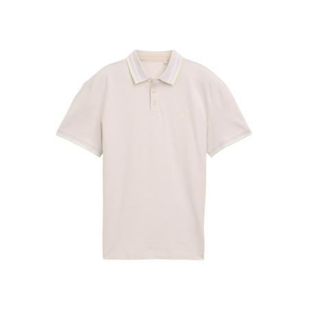 Tom Tailor TOM TAILOR Shirt lichtbeige / pasteelgeel / wit