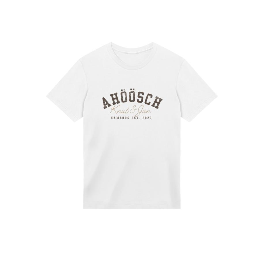 F4NT4STIC F4NT4STIC Shirt mokka / donkerbruin / wit -