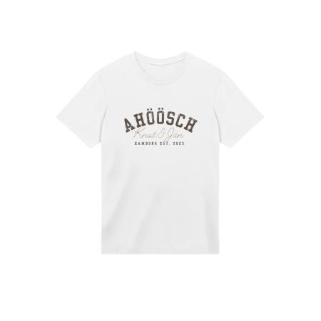 F4NT4STIC F4NT4STIC Shirt mokka / donkerbruin / wit