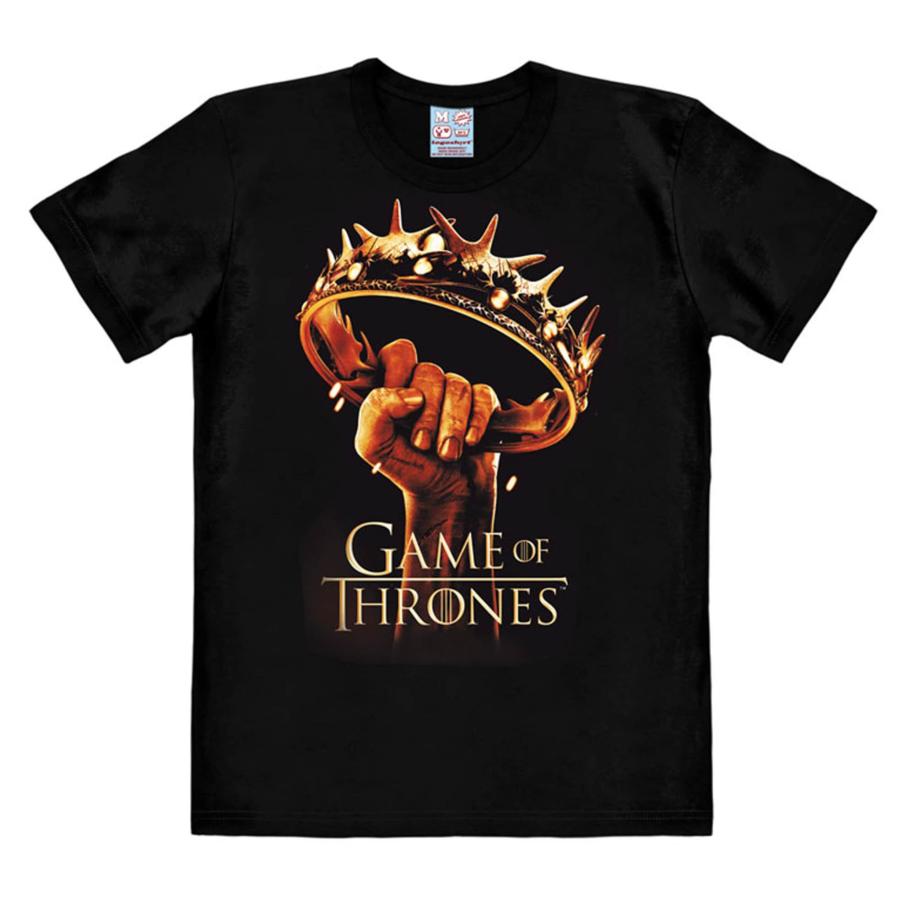 LOGOSHIRT Shirt Game Of Thrones - Krone zwart Zwart