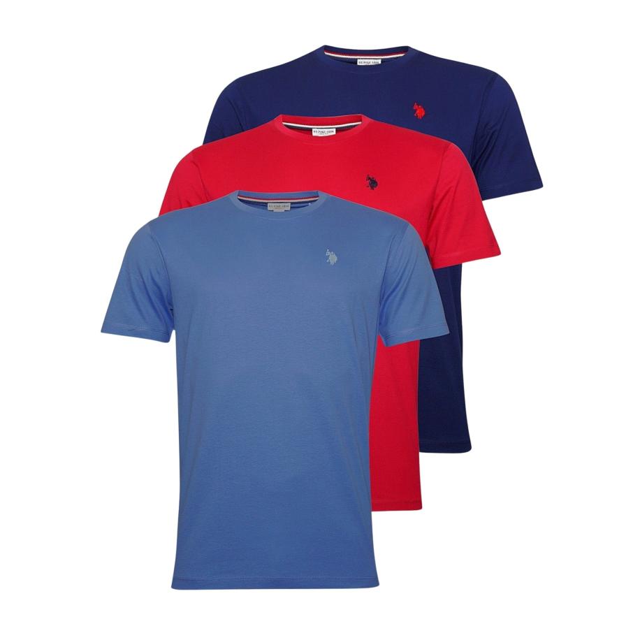 U.S. Polo Assn. U.S. POLO ASSN. Shirt navy / smoky blue / bloedrood -